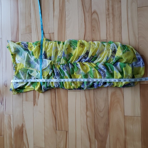 ZARA Tulle floral mini dress - Picture 7 of 9